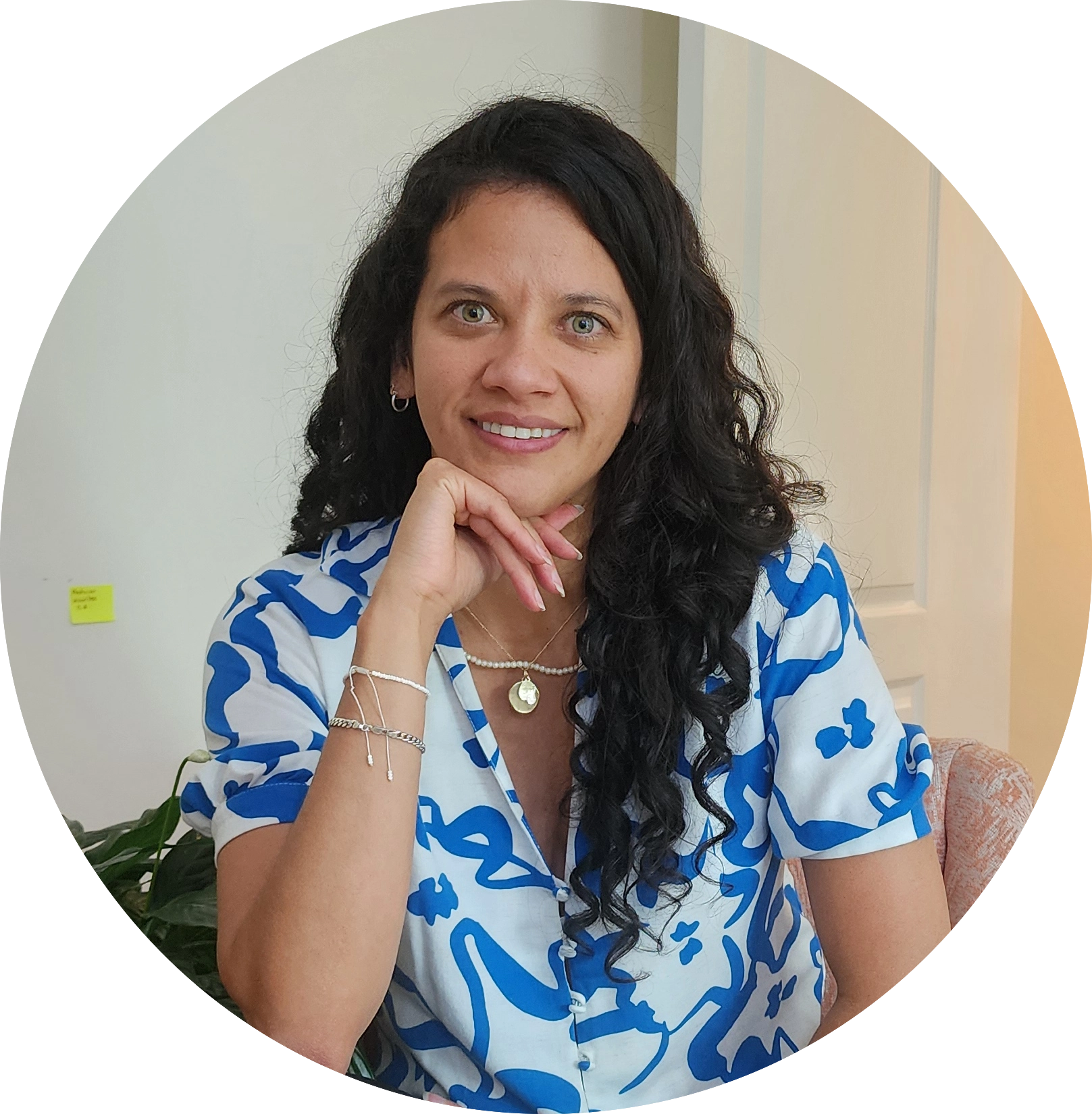 Natalia Cordova, facilitadora del taller